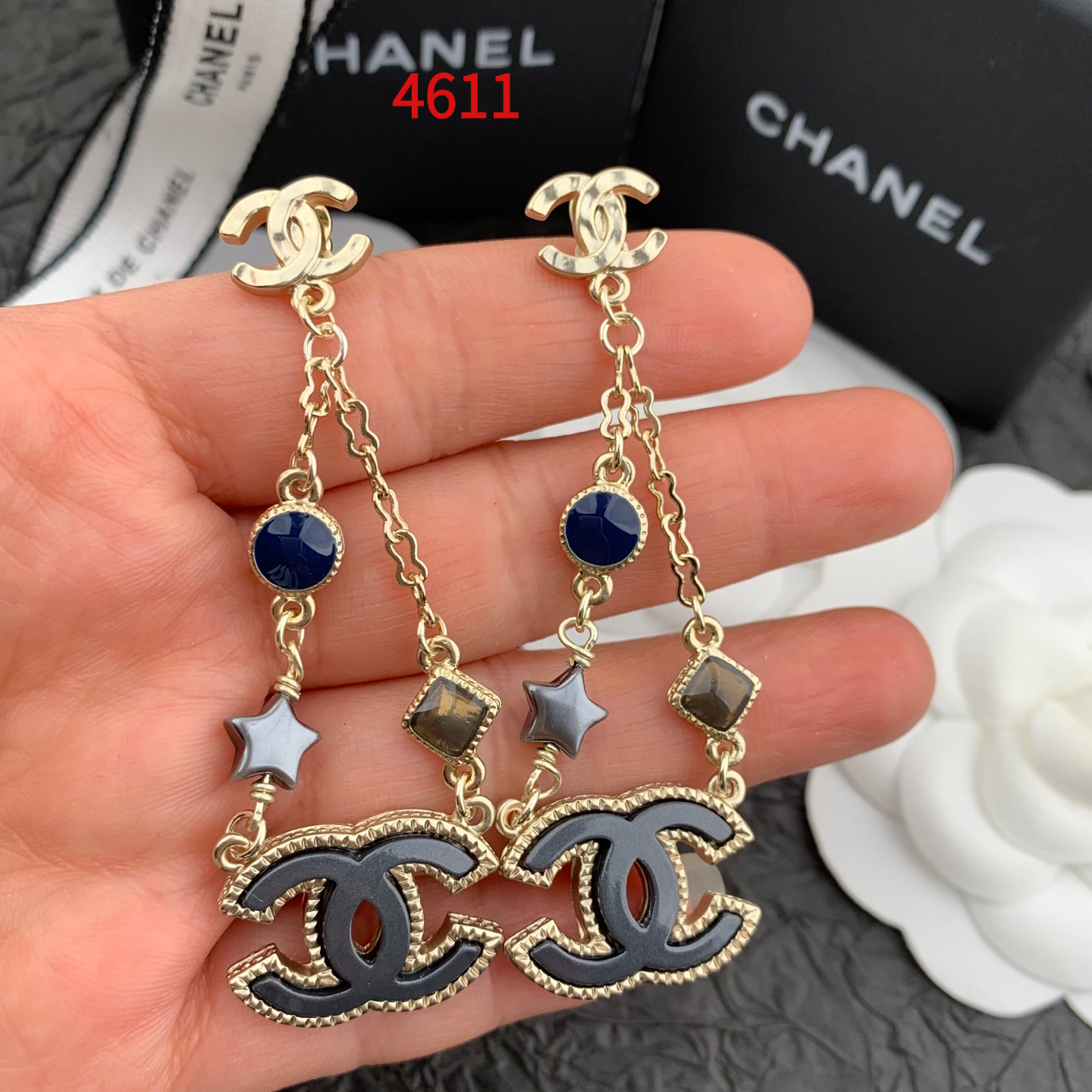 Earring jewelry, no box, JC26 4611 JC24 4612 - qinlai888
