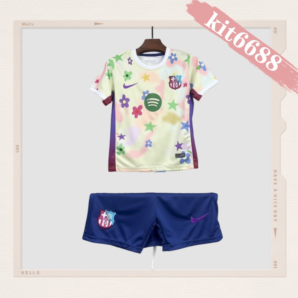 2025/2026 Barcelona Special Edition Football Shirt (Kids Kit socks)