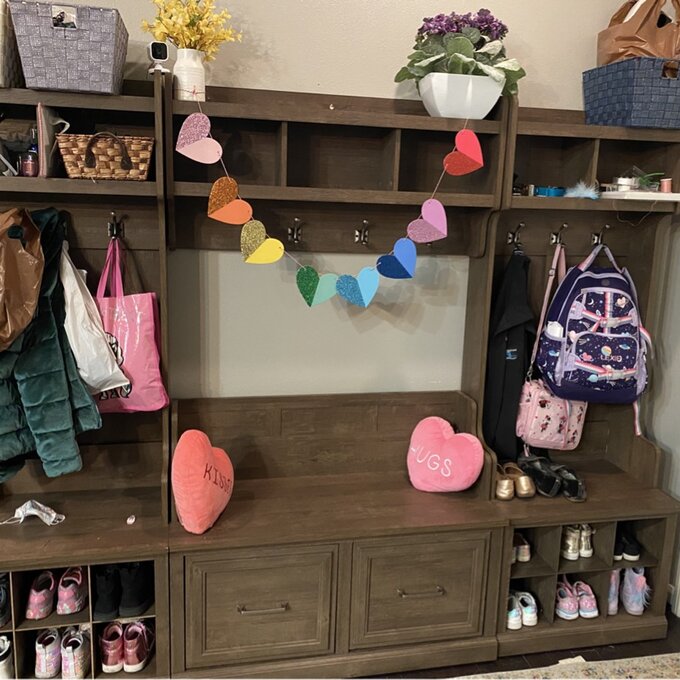 Woodland 88.23'' Wide Hall Tree with Bench and Shoe Storage