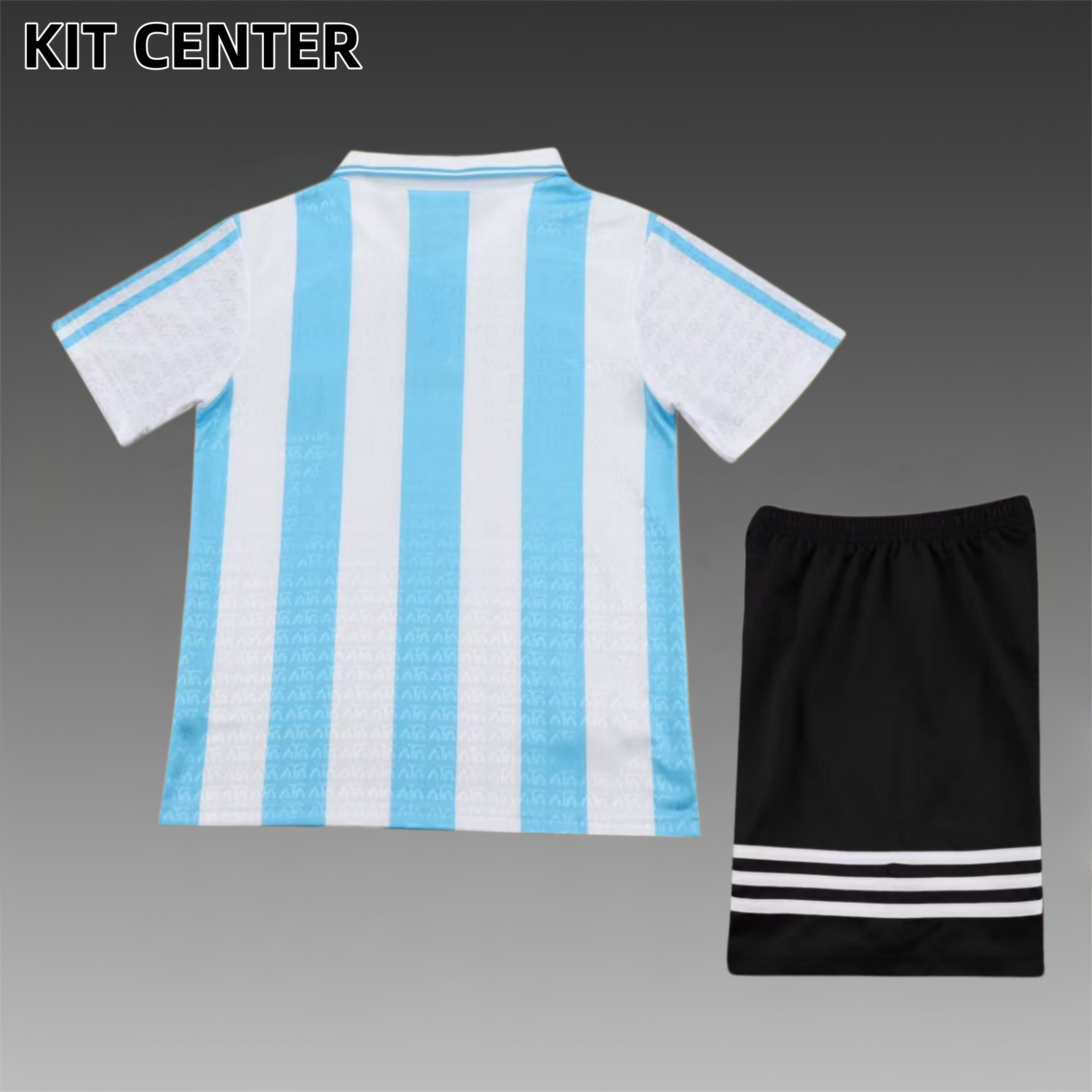 1994 Argentina home Retro  Football Shirt ( Kids Kit )