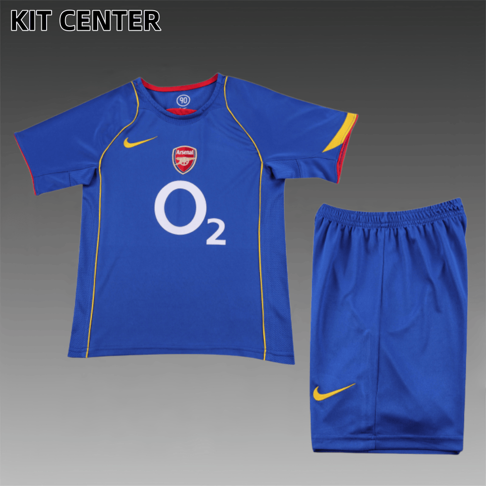 04/05 Arsenal Away Retro Football Shirt (Kids Kit)