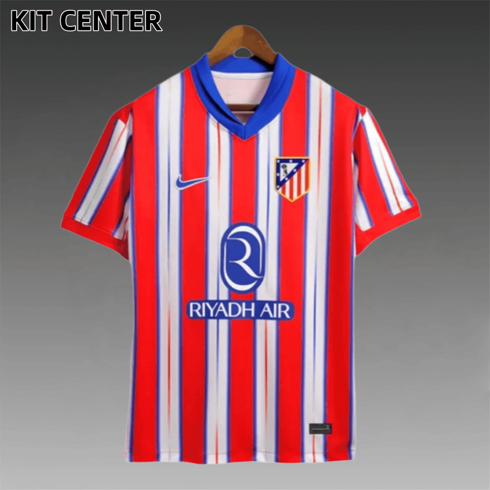 2024/2025 Atletico Madrid Home Football Shirt (Fan Edition）