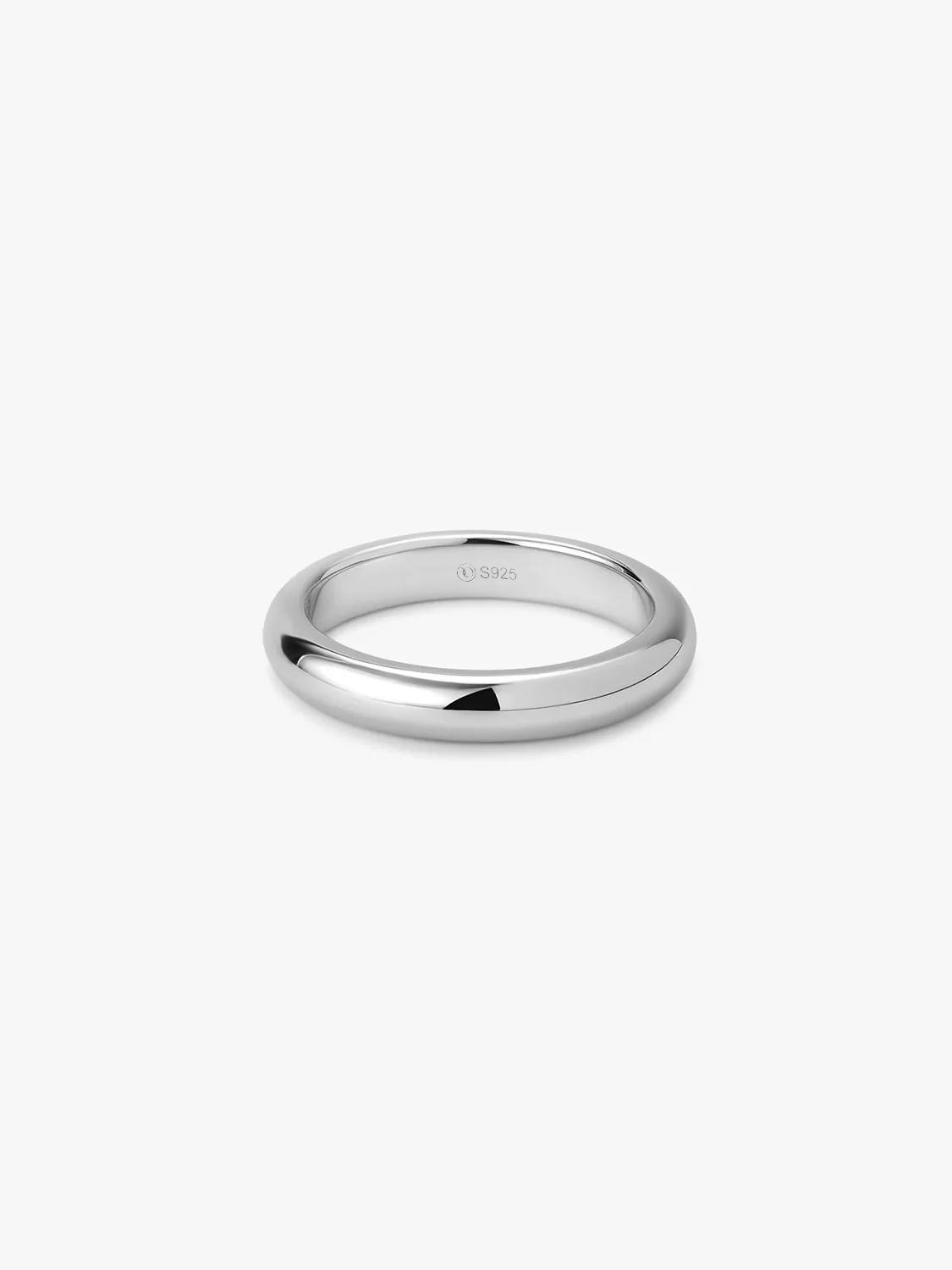 Silver Sleek Tube Ring
