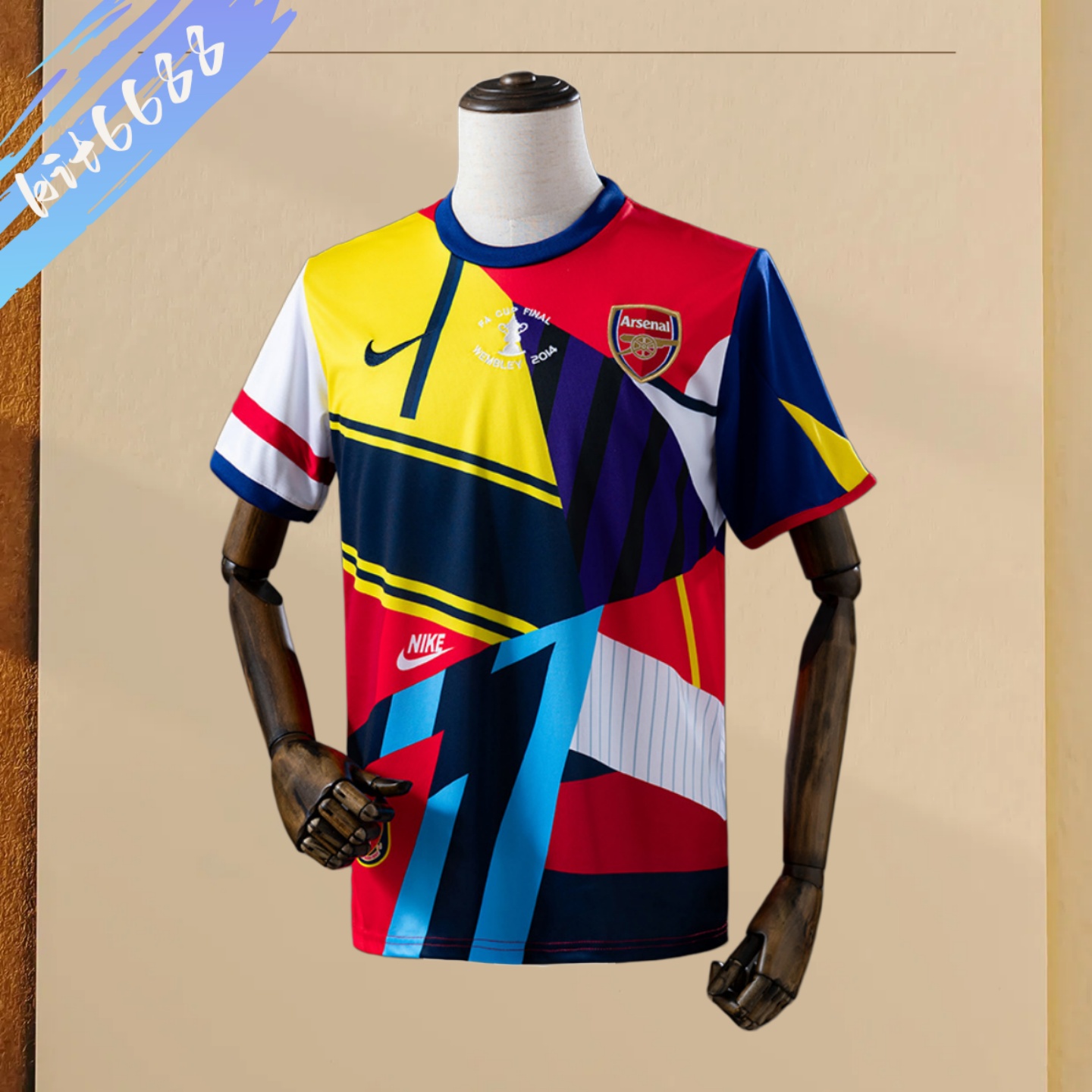 2014 Arsenal Anniversary Edition Retro Football Shirt