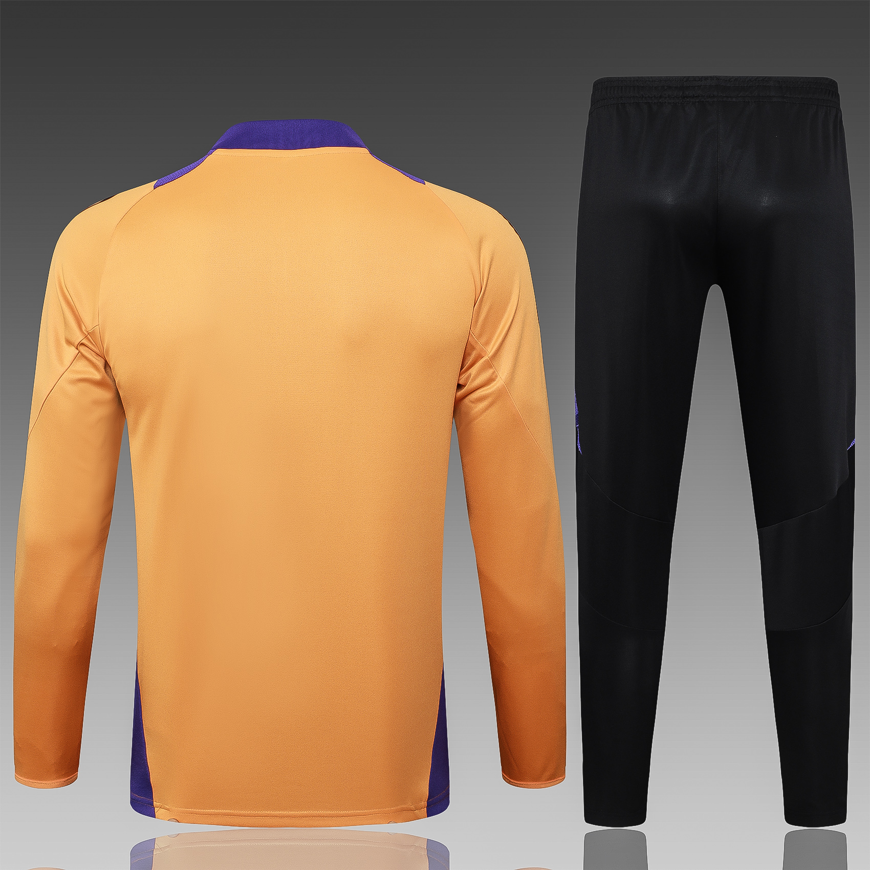 2024/2025 Real Madrid Orange Adult Half Zip Training Kit (Adult Kit)