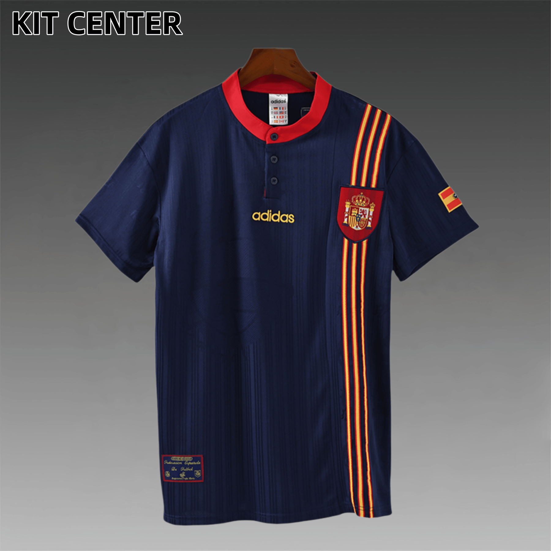 1996 Spain Away Retro Football Shirt