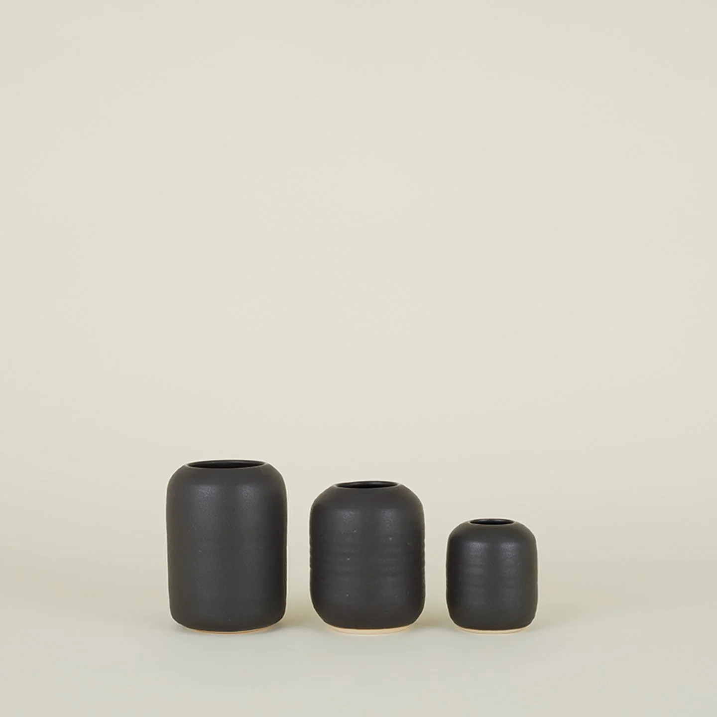 Stoneware Vase - Black