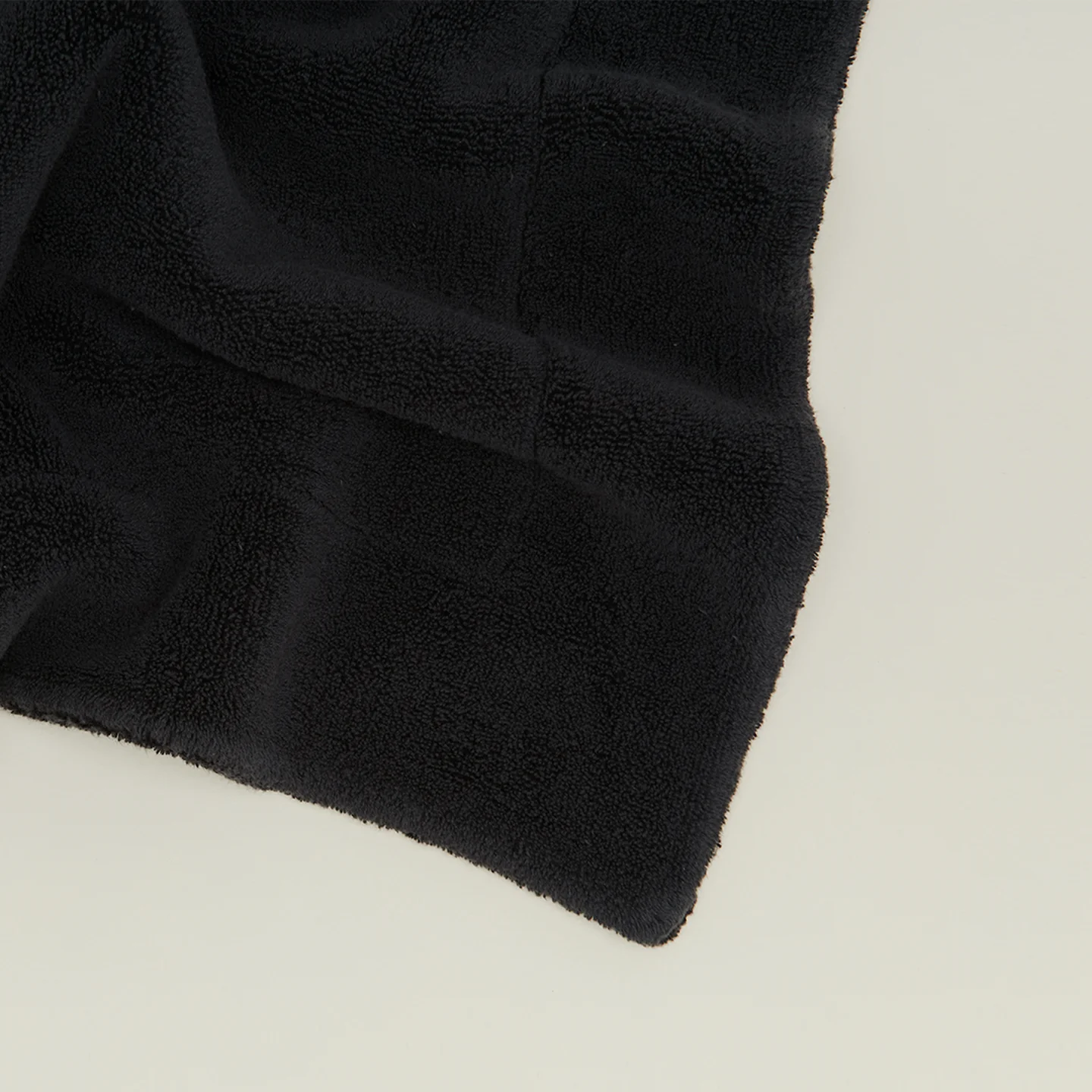 Simple Terry Bath Mat - Black