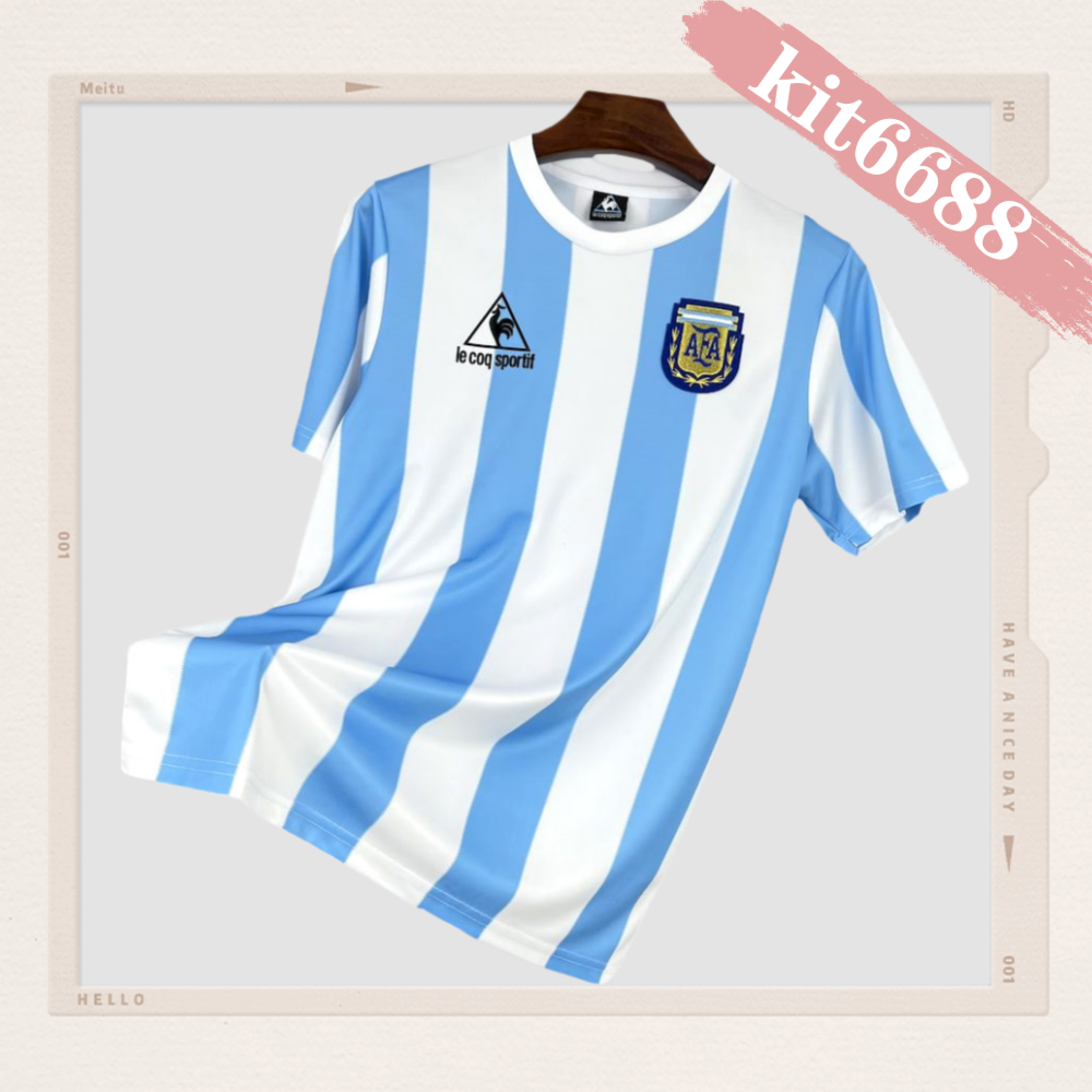 1986 Argentina Home Retro Football Shirt