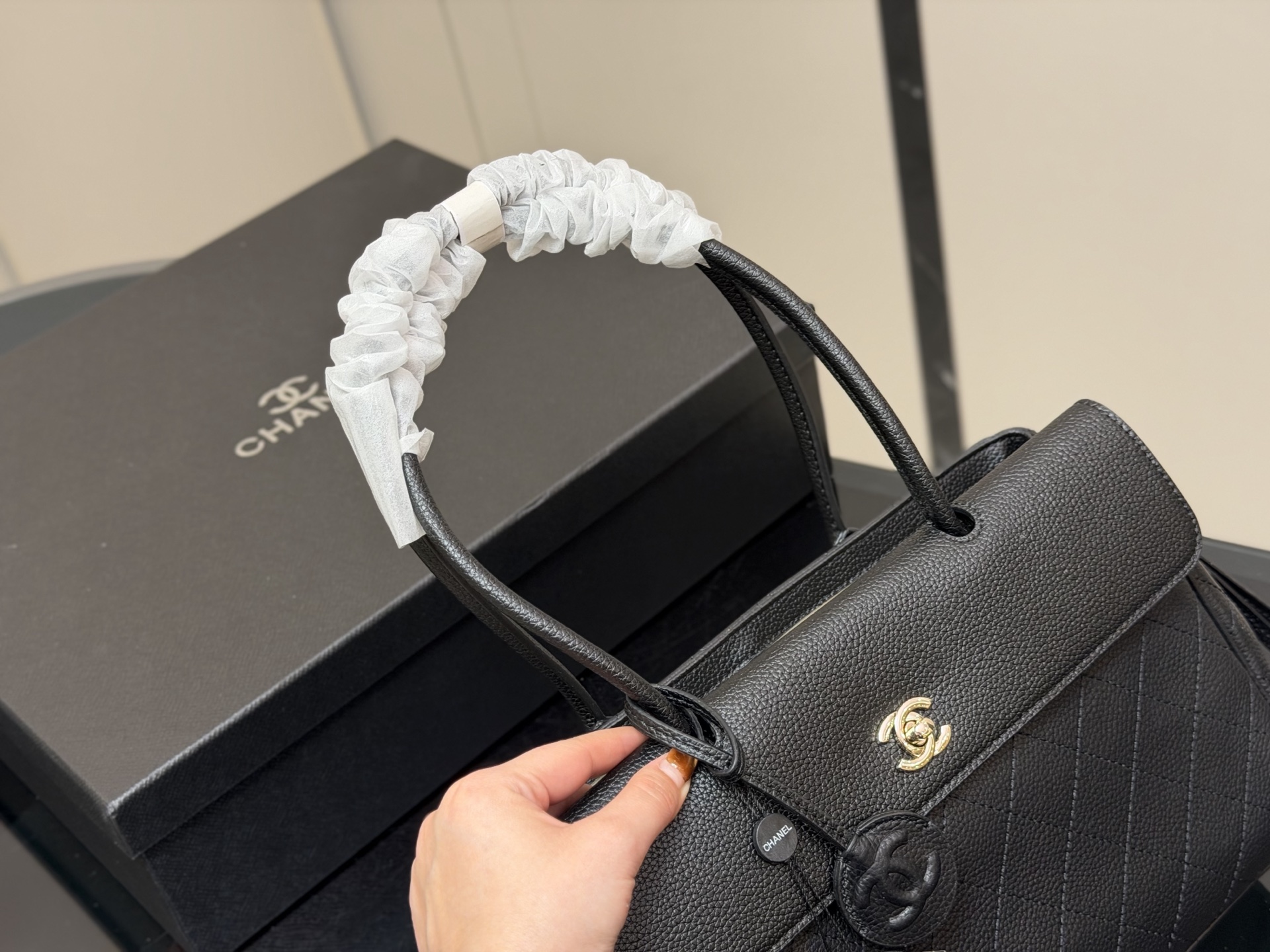 C design 26s Handbag Genuine leather Briefcase