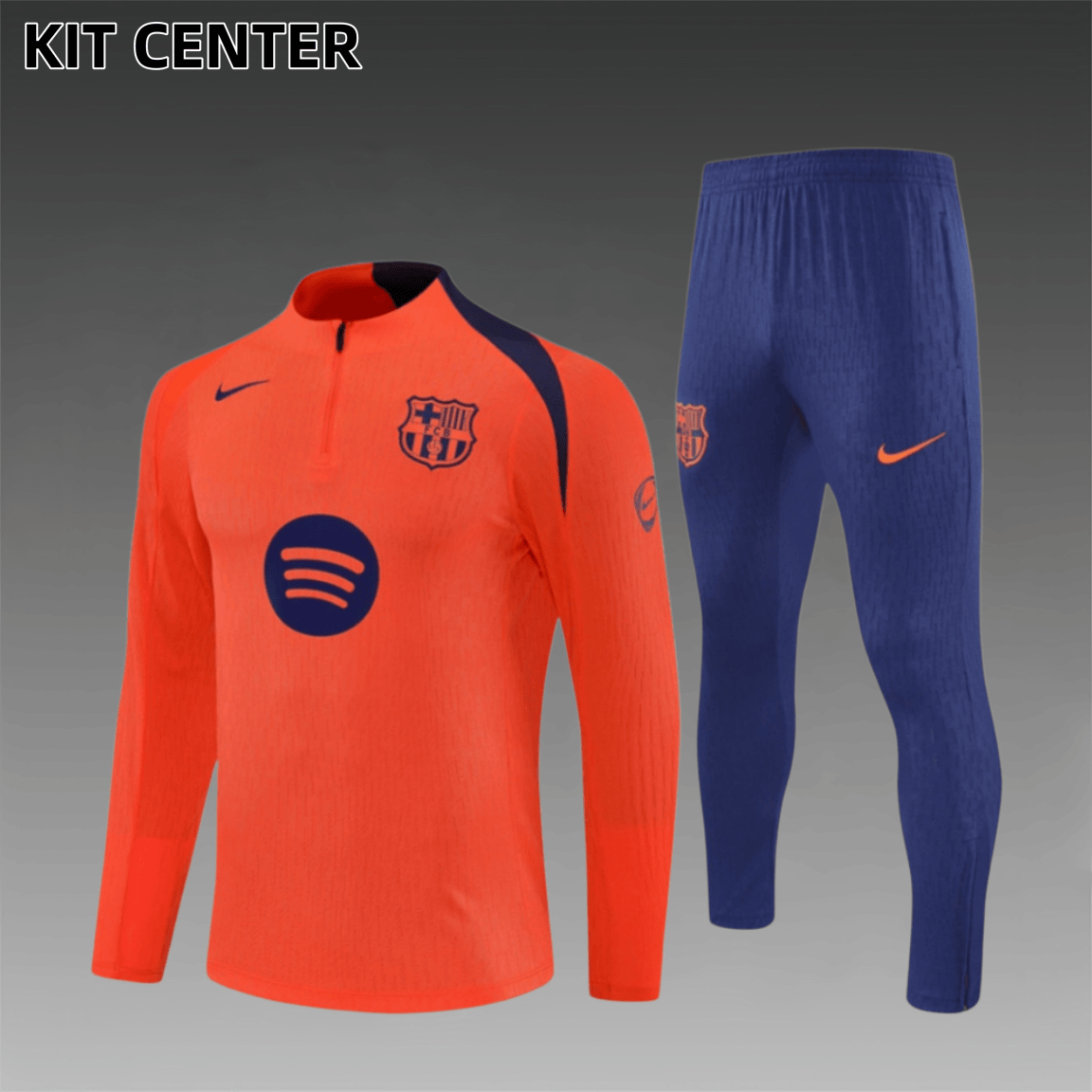 25/26 Barcelona Half Zip TrainingWear (Adult Kids Kit)