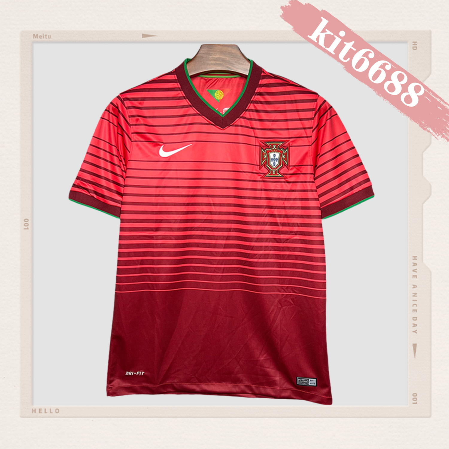 2014 Portugal Home Retro Football Shirt