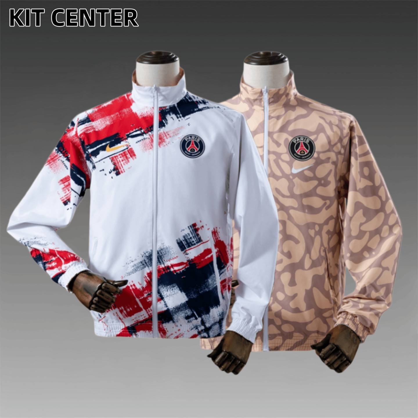 2023/2024 PSG Paris Saint-Germain football double-sided windbreaker