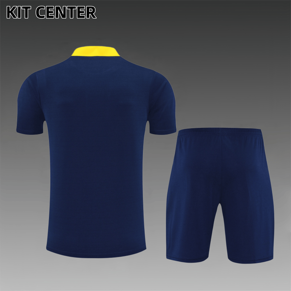 2025/2026 Atletico Madrid Dark Blue Adult Short Sleeve Training Wear (Adult Kit)