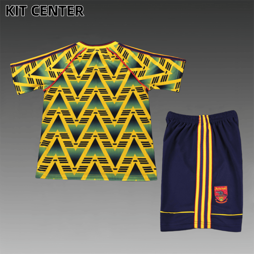 91/93 Arsenal Away Retro Football Shirt (Kids Kit)