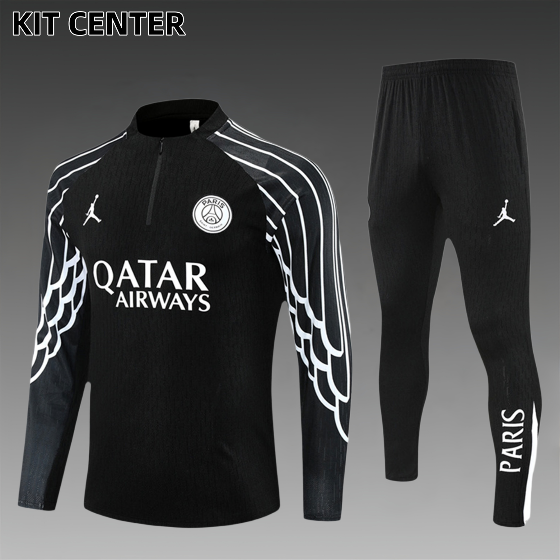 2025/2026 Paris Saint-Germain Half-Zip Tracksuit (Adult Kit)