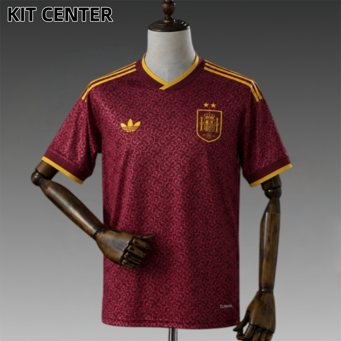 2026/2027 Spain Pre-Match Away Red&White  Football Shirt (Fan version)