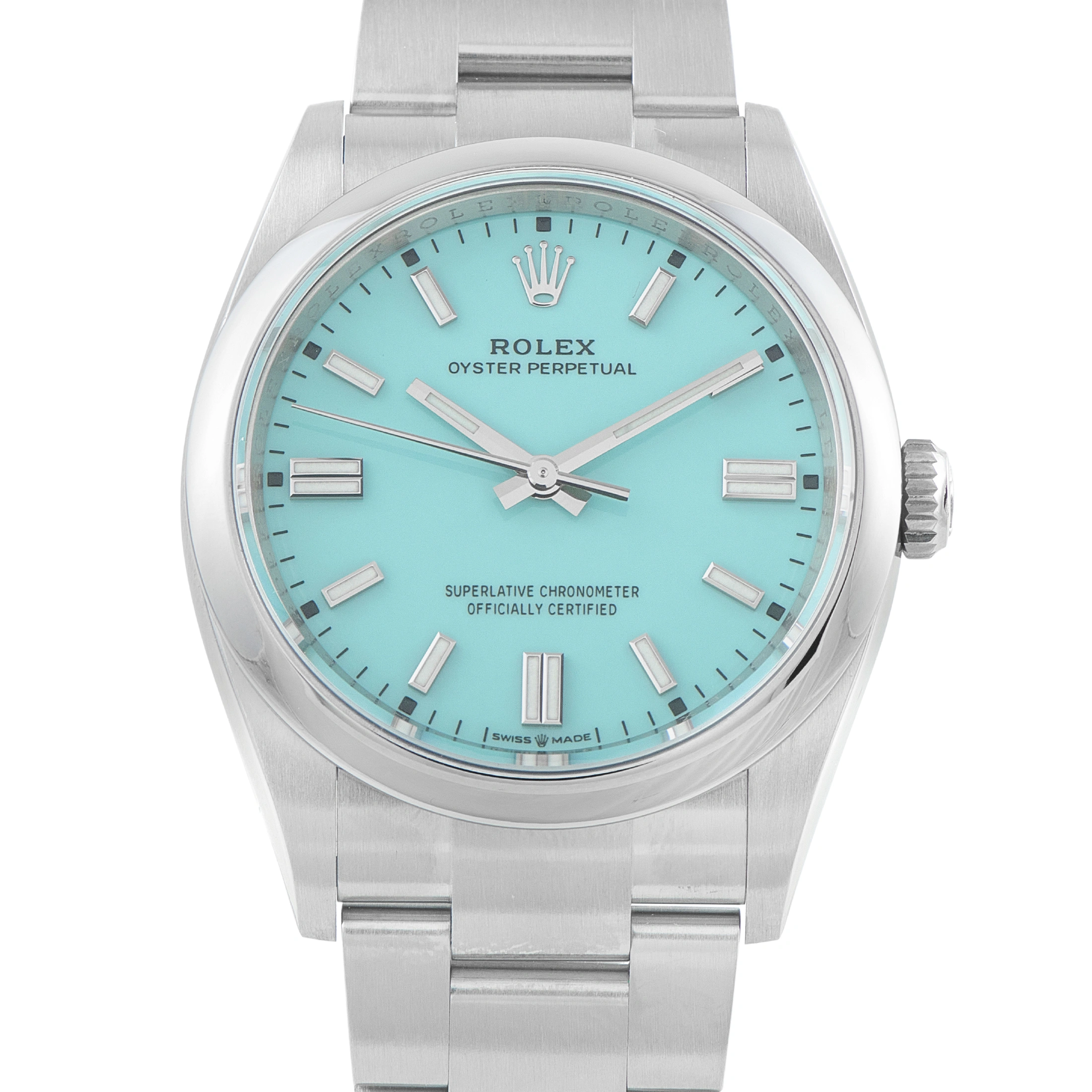RolexOyster Perpetual 36 Turquoise Dial Steel Watch 126000