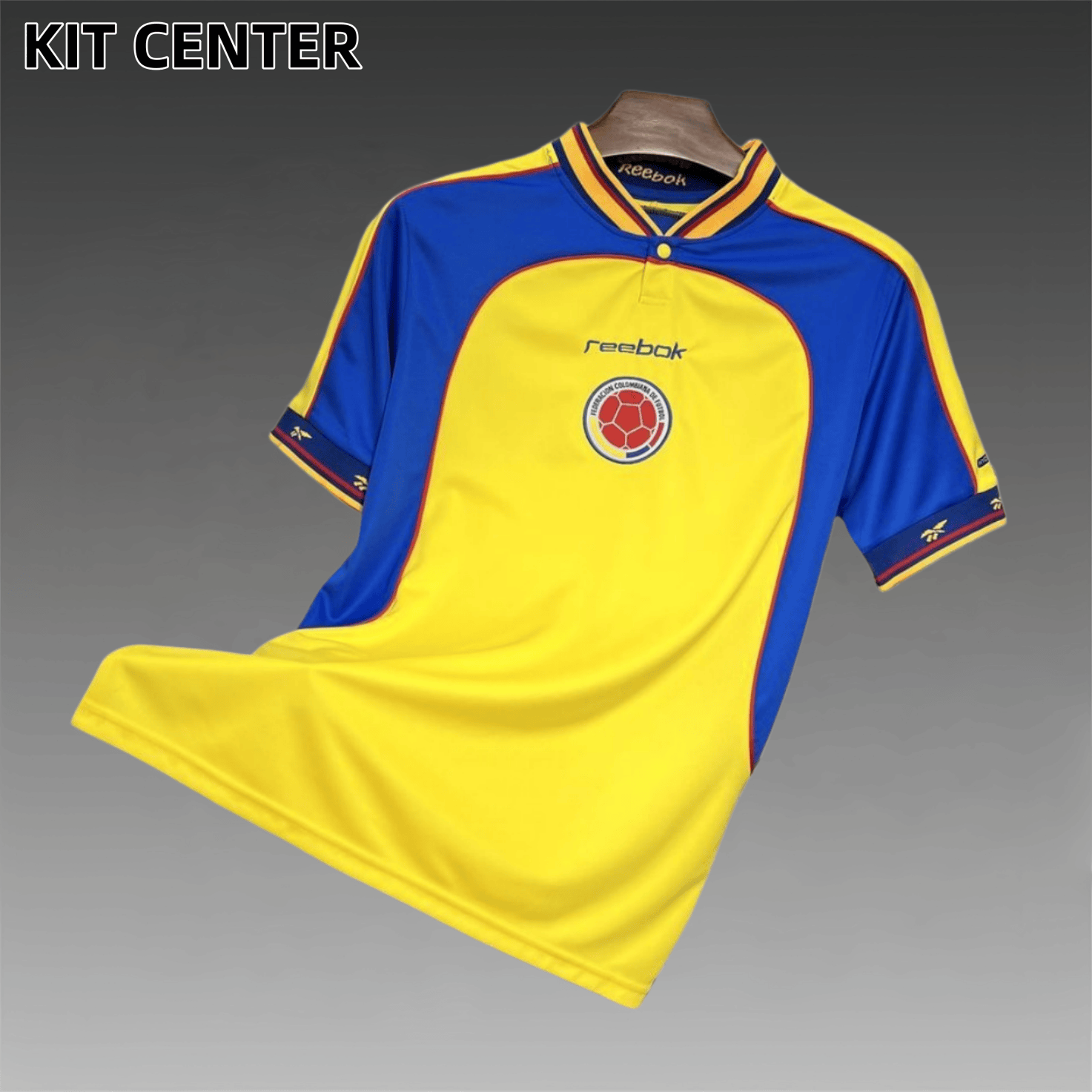 2001 Colombia home Retro Football Shirt