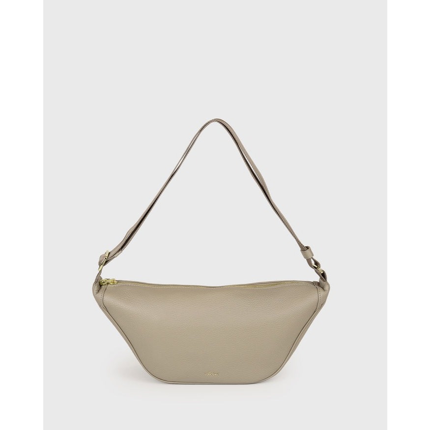 Tuscan Touch| Rey Genuine Leather Crossbody Bag, adjustable short and long strap, wide size, can hold a lot of items