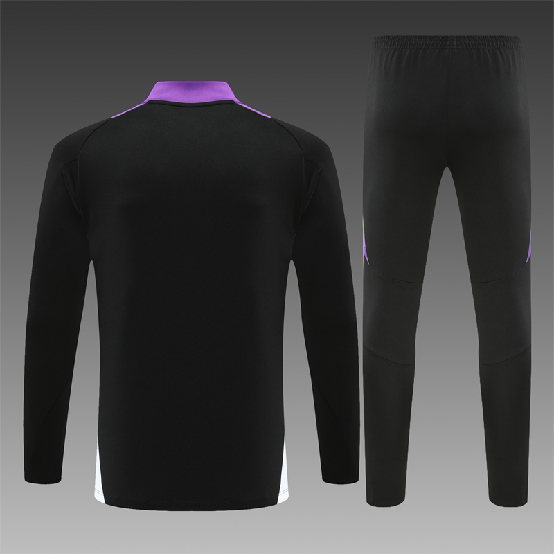 2024/2025 Real Madrid Purple Adult Half Zip Training Kit (Adult Kit)