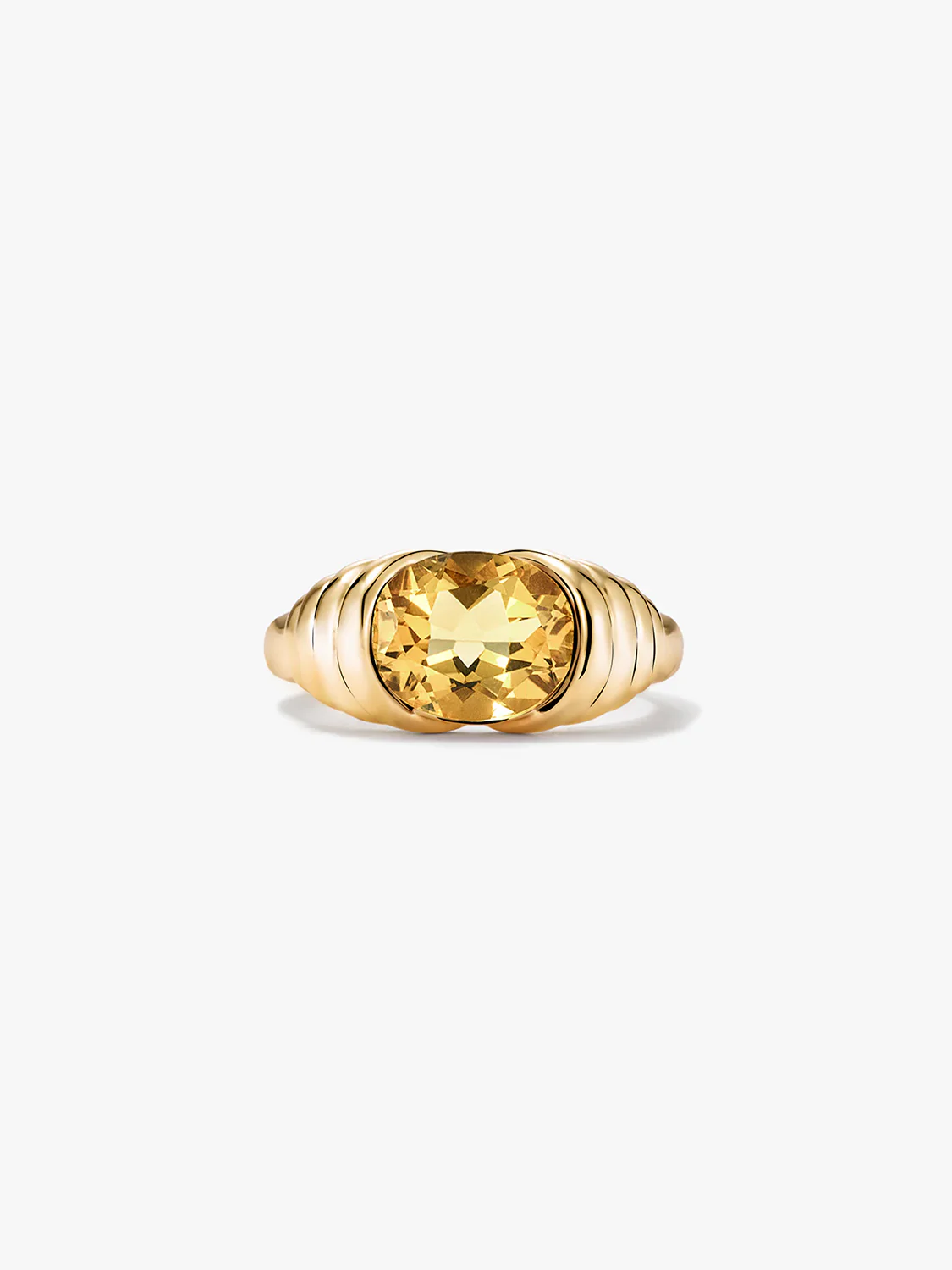 Citrine Statement Ring