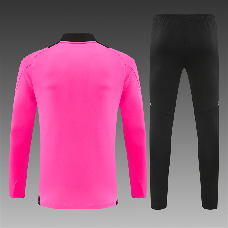 24/25 Real Madrid rose pink Half Zip Training Kit (Adult Kids Kit)