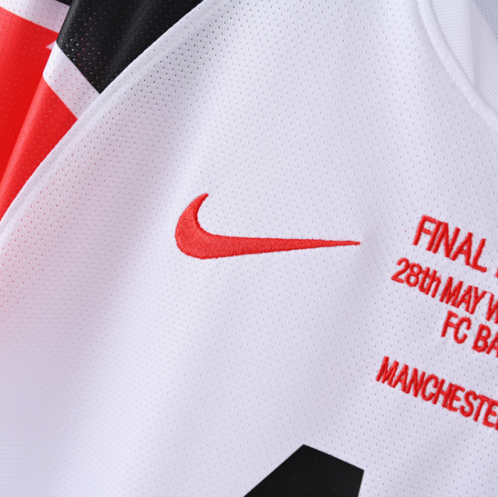 10/11  Manchester United  Away Retro football  soccer  jersey