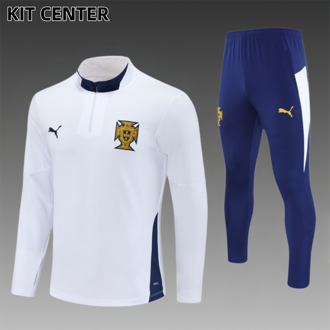 2025/2026 Portugal Adult Half Zip Training Suit (Adult Kids Kit)