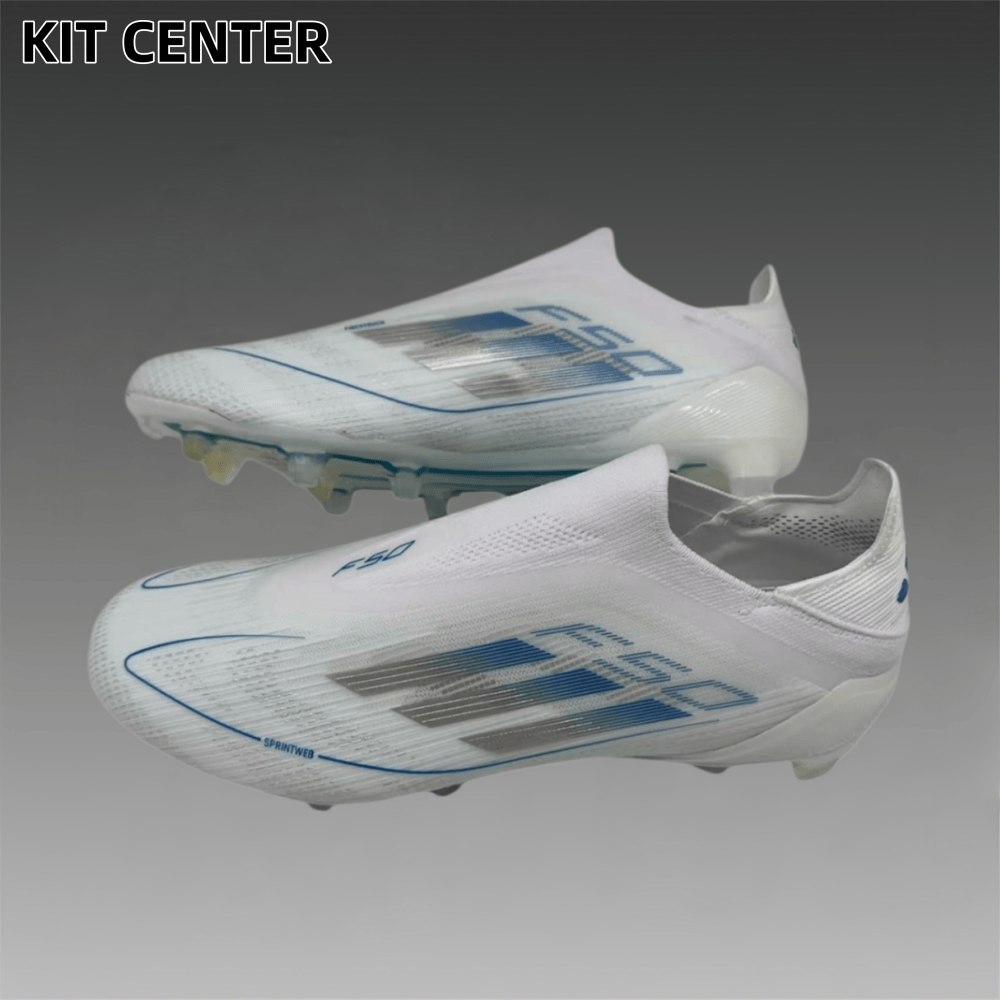 A F50 Elite FG Polar Victory - Footwear White/Silver Metallic/Bright Royal