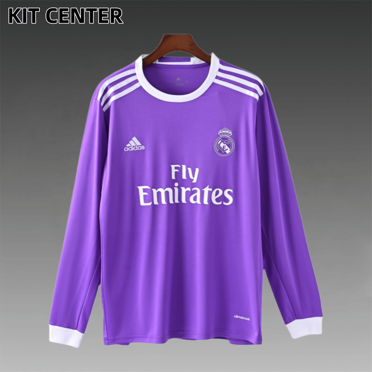 2016/2017 Real Madrid Away Retro long-sleeve Football Shirt