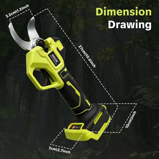 ⚡50K+ SOLD!💖SEESE Electric Pruning Shears for Gardening 21V Cordless