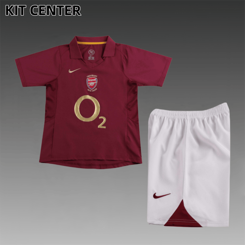 05/06 Arsenal Home Retro Football Shirt (Kids Kit)