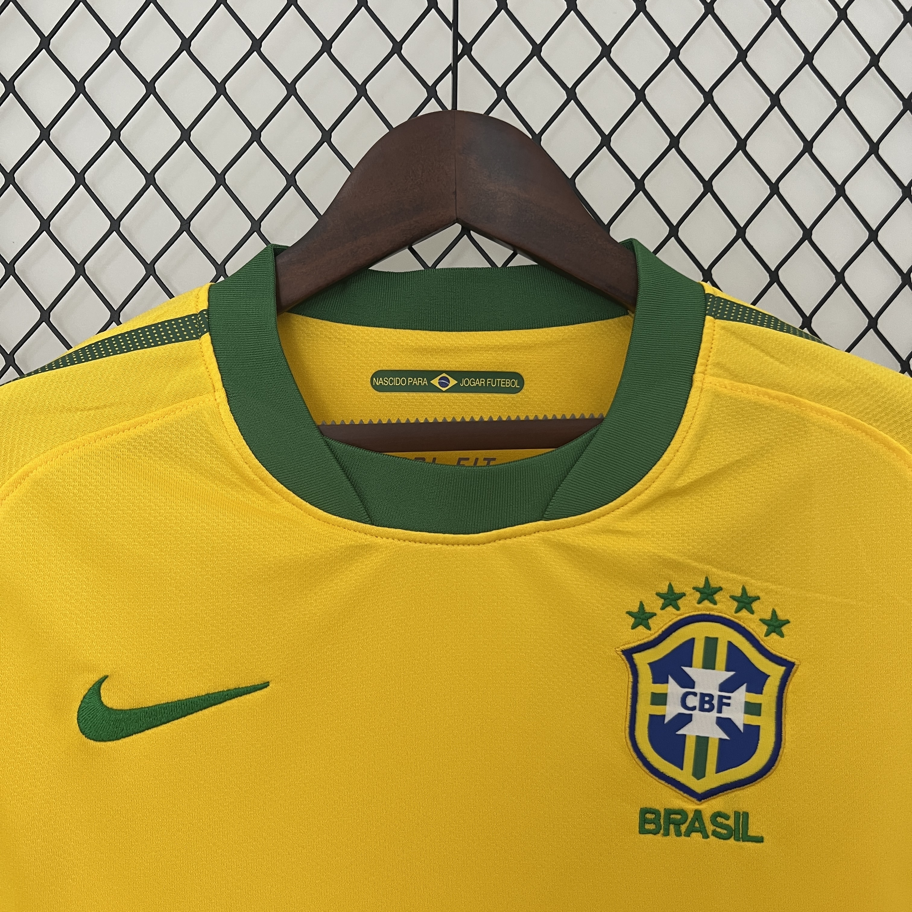 2010 Brazil home Retro Football Shirt