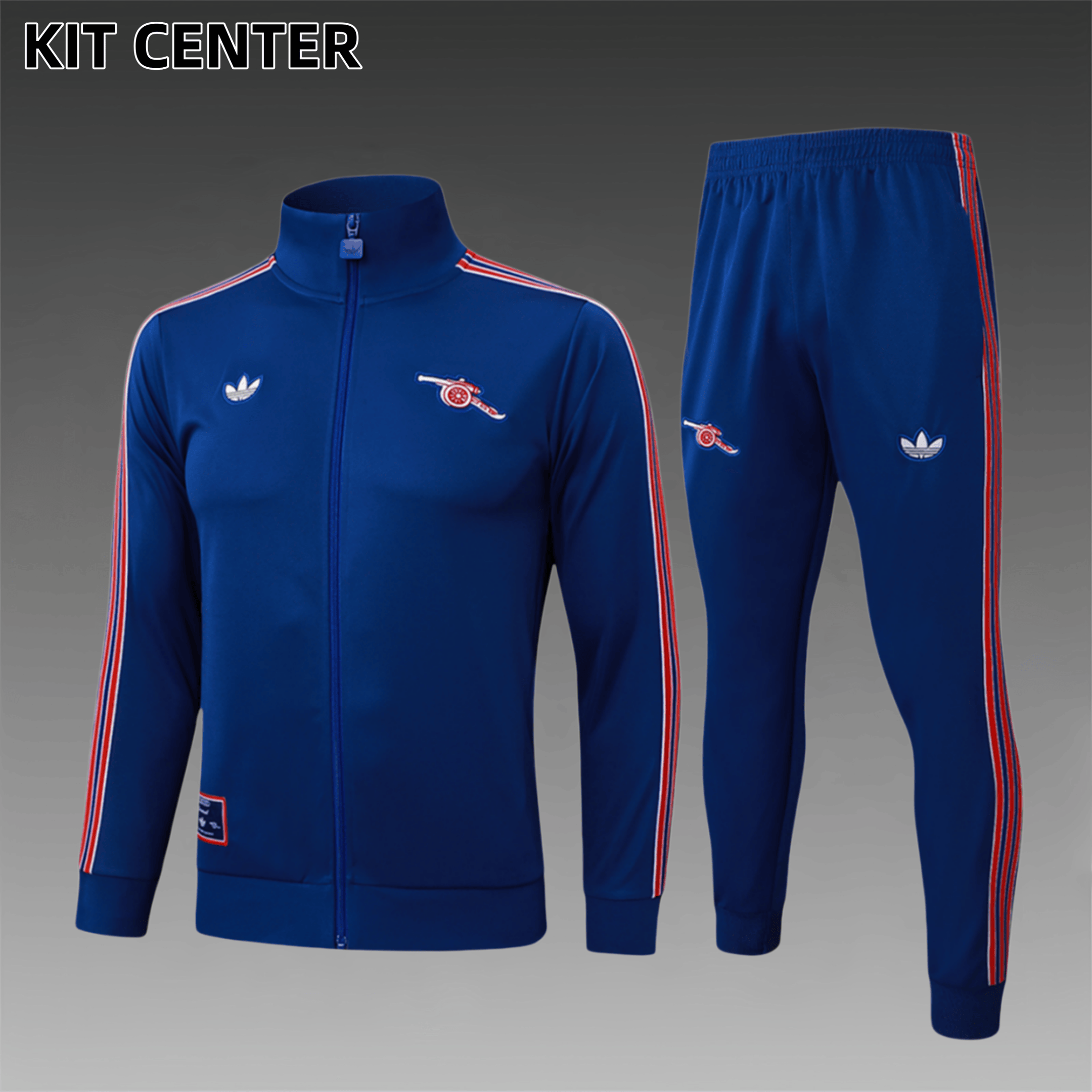 2025/2026 Arsenal Dark blue Adult Full Zip Training Suit (Adult Kit)