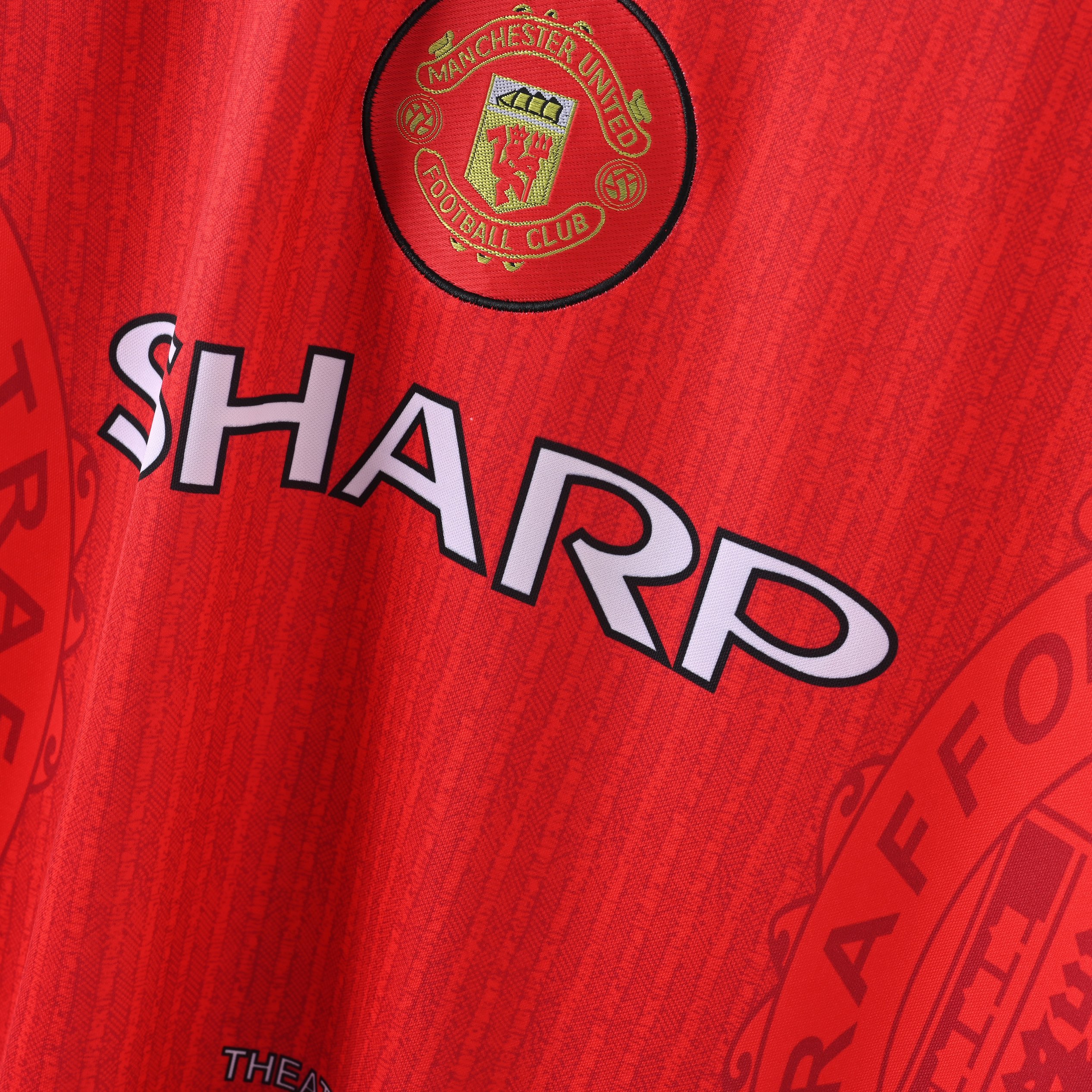 96/97 Manchester United home  retro football shirt