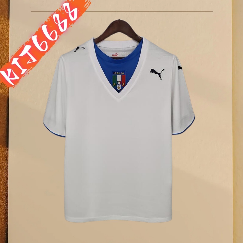 2006 Italy Away Retro Football Shirt