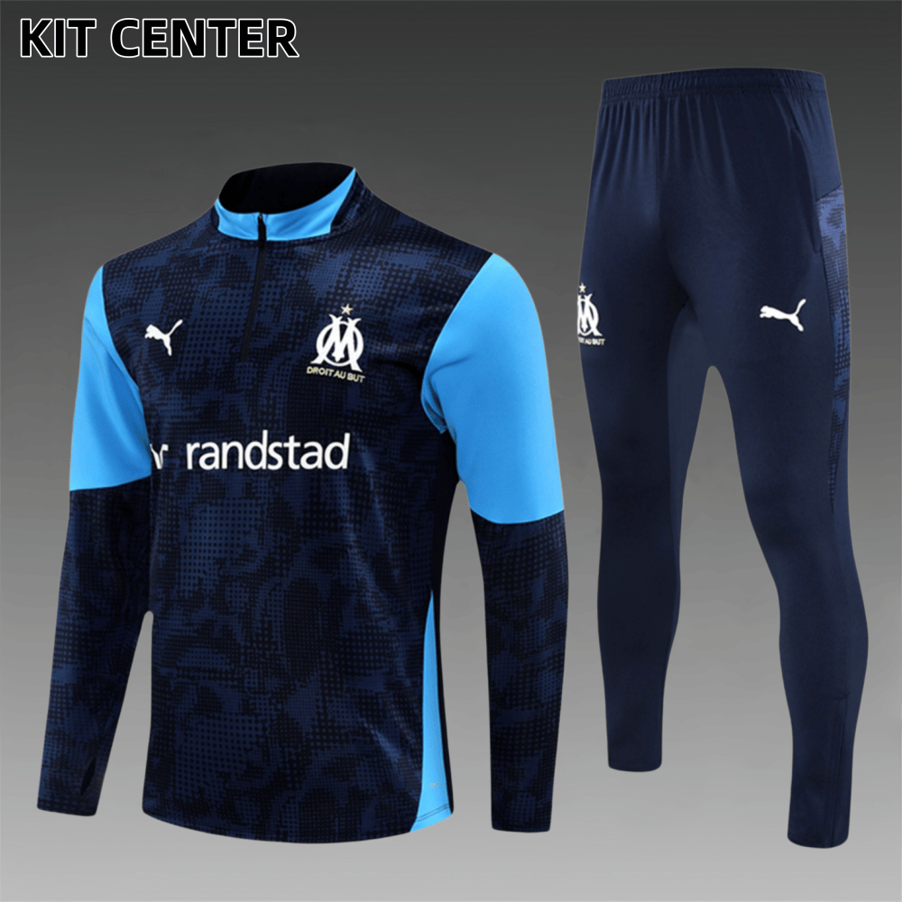 2025/2026 Marseille Kids Half Zip Training Kit (Kids Kit)