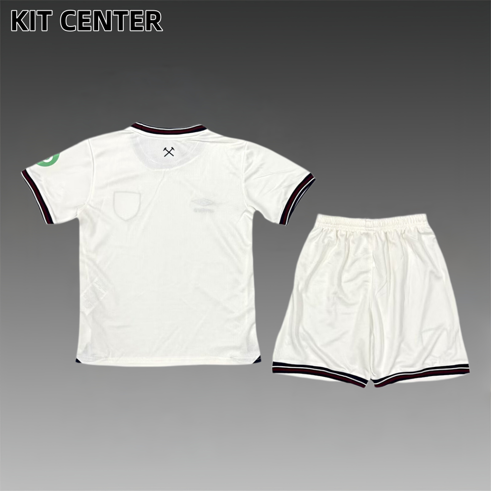 2025/2026 West Ham United Away Football Shirt (Kids Kit)