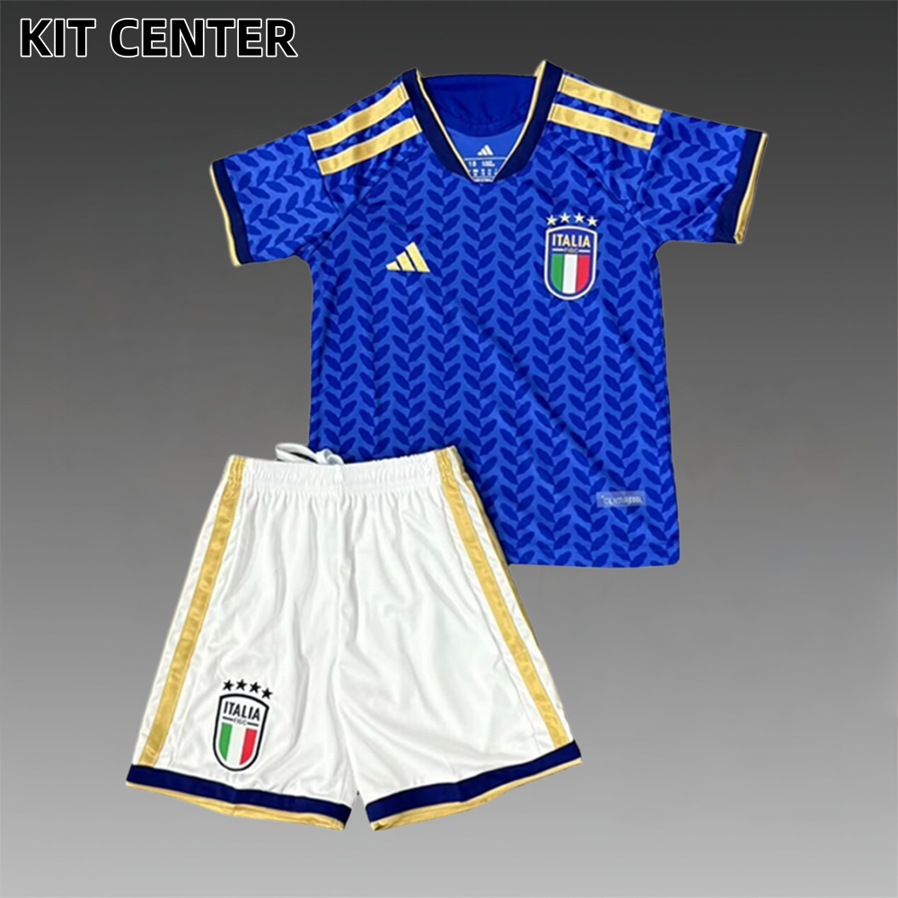 2026 Italy Home Football Shirt (Kids Kit socks)
