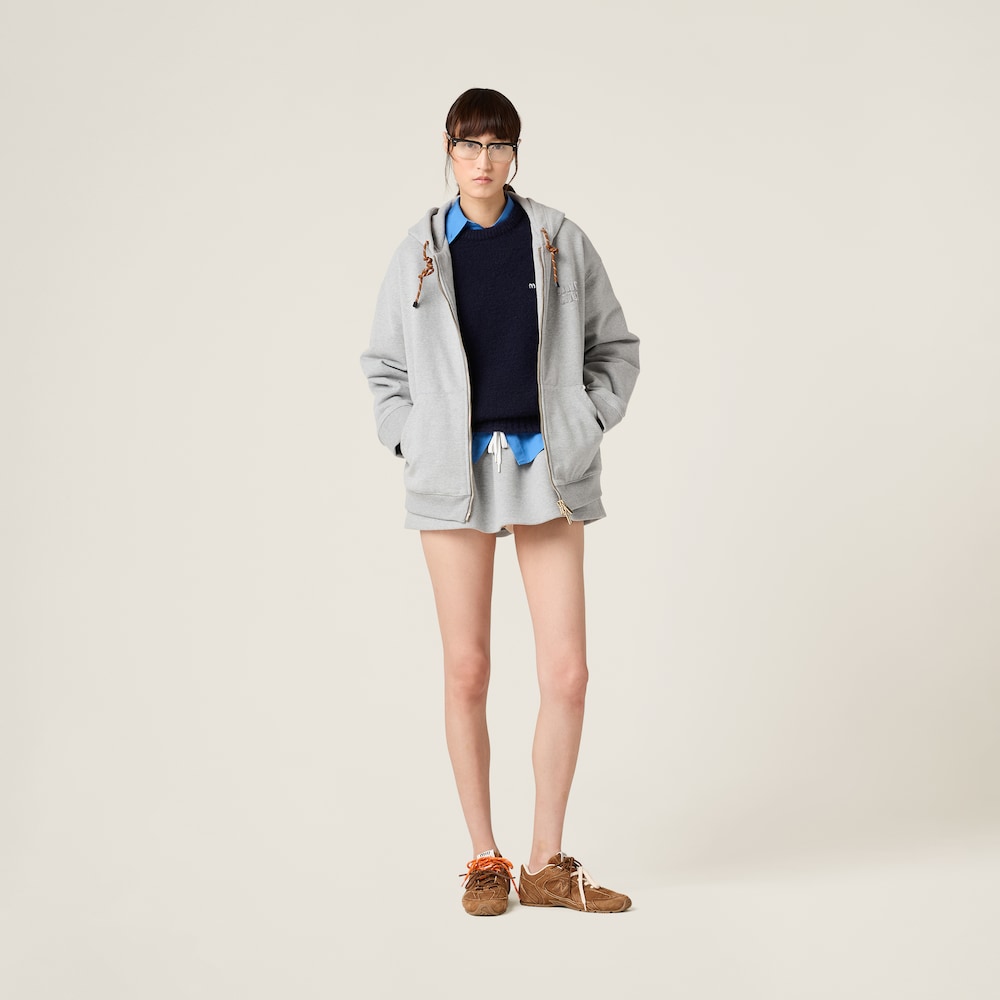 Cotton fleece sweatshirt