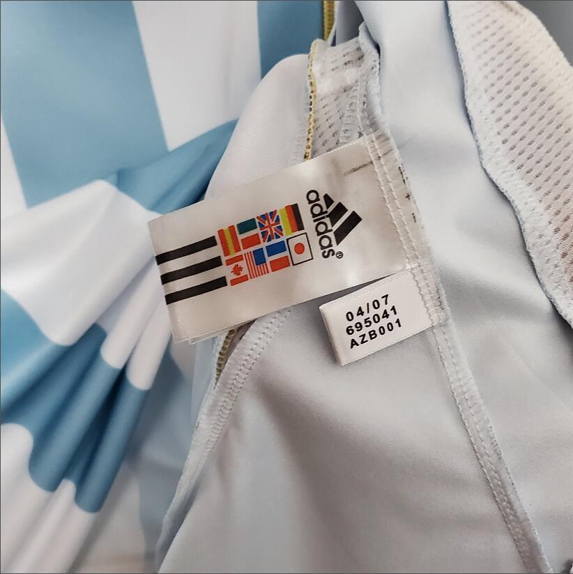 2006 Argentina Home Retro Football Shirt