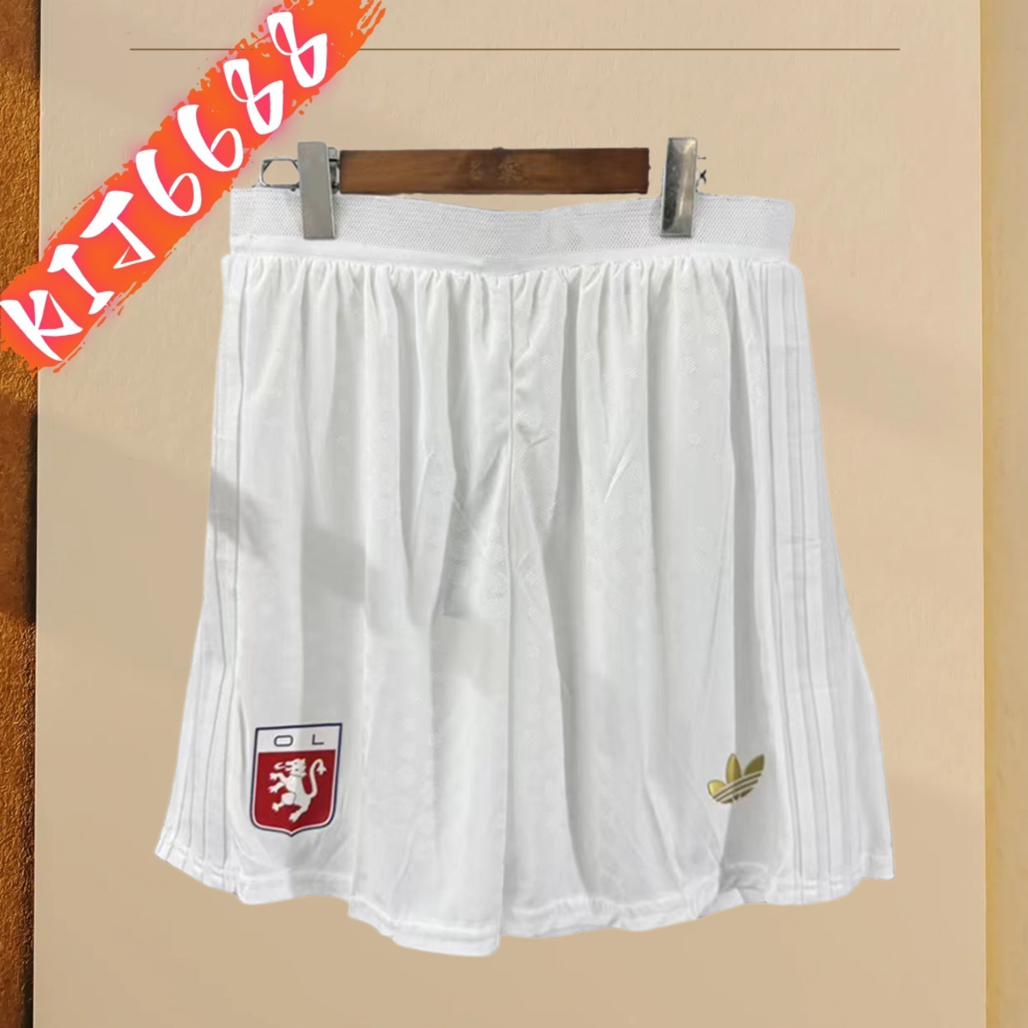 2025/2026 Lyon White Shorts (Player Edition)