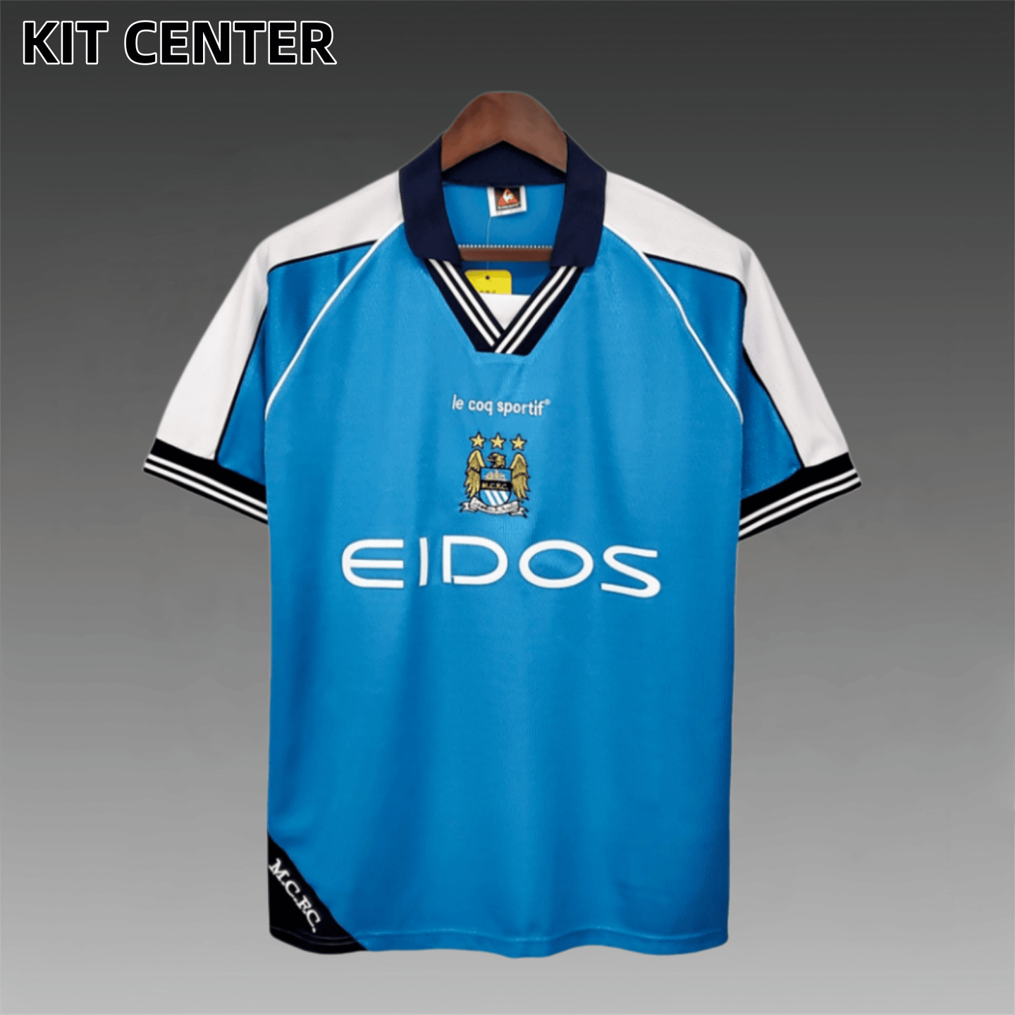 1999/2001 Manchester City Retro Home Football Shirt