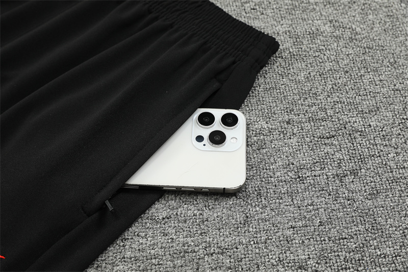 24/25 Liverpool Black paired with yellow Half Zip Training Kit (Adult Kids Kit)