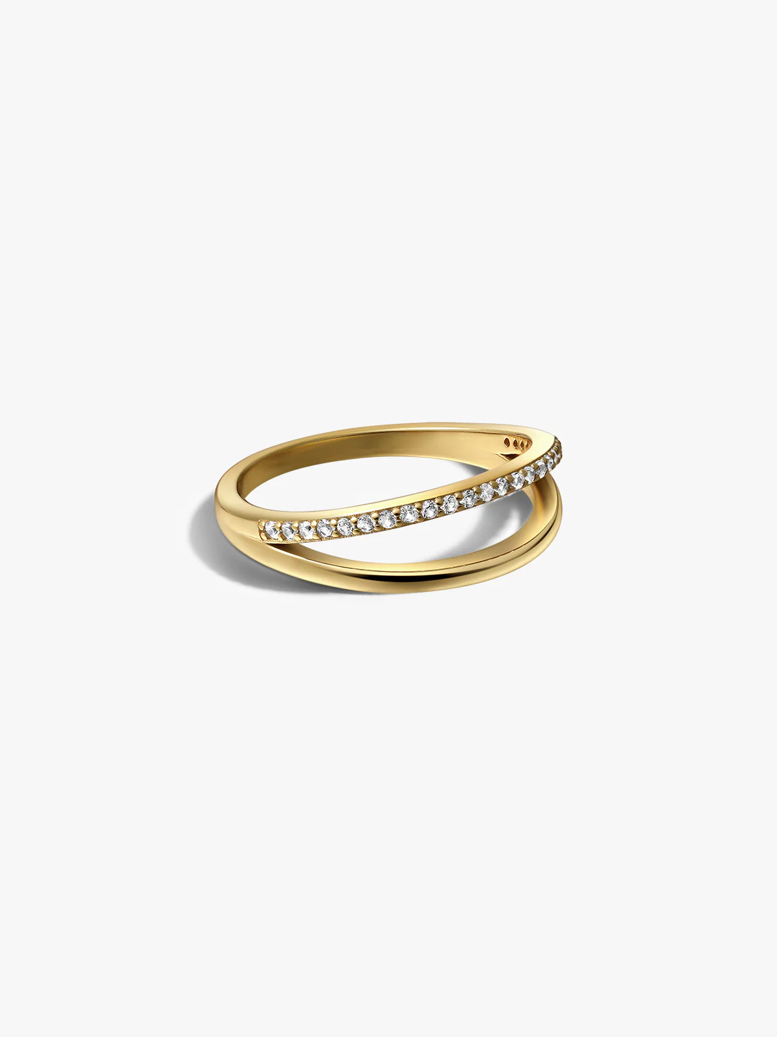 Pave Sapphire Duo Ring