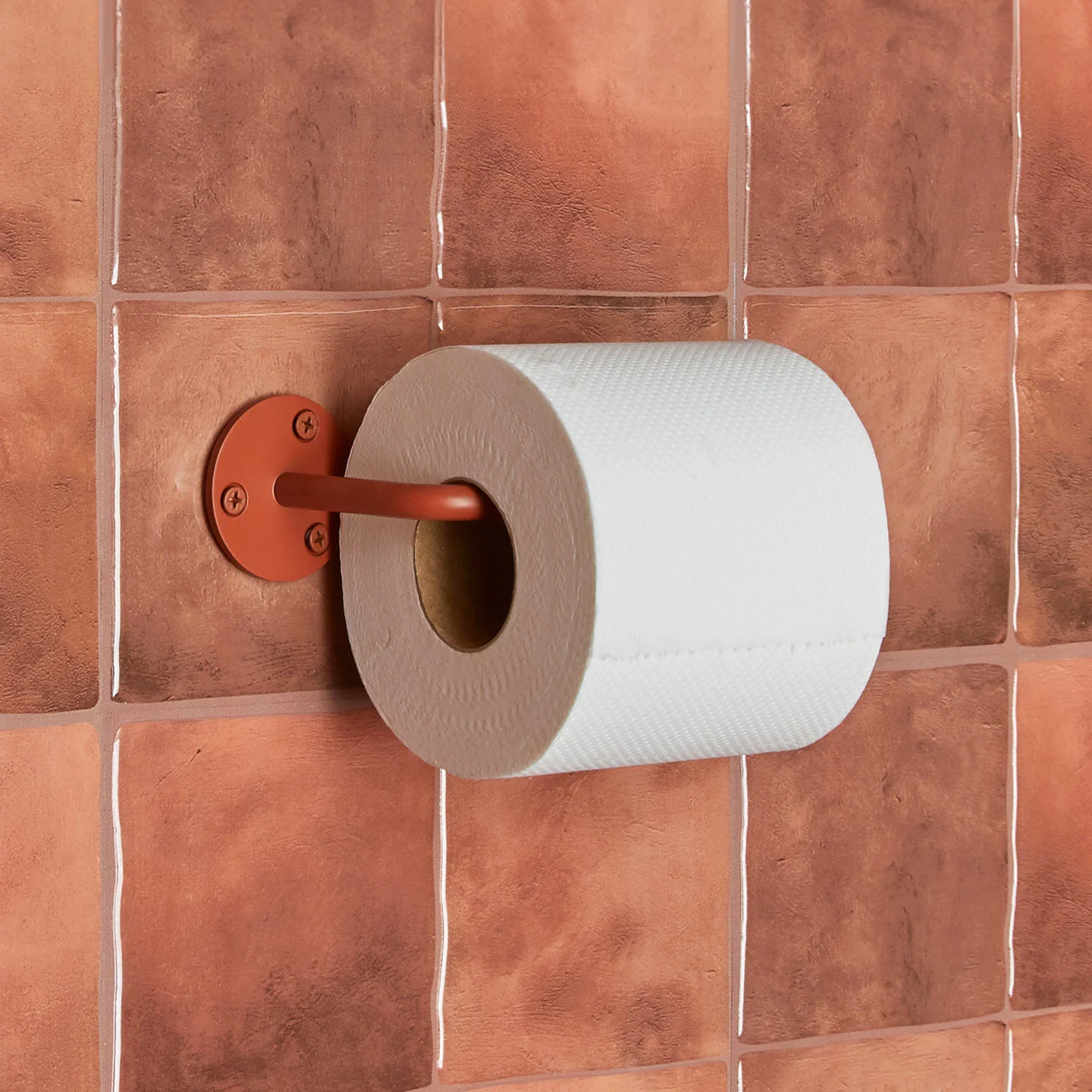 Essential Toilet Paper Holder - Terracotta