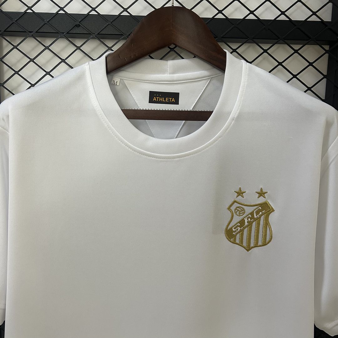 2025/2026 Santos Pele White Football Shirt (Fan Edition)
