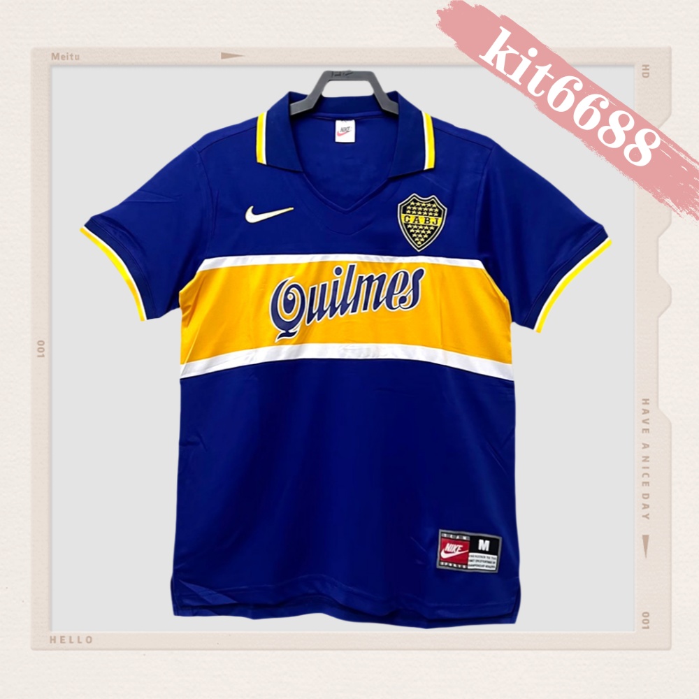 1996/1997 Boca Juniors Home Retro Football Shirt (Retro)