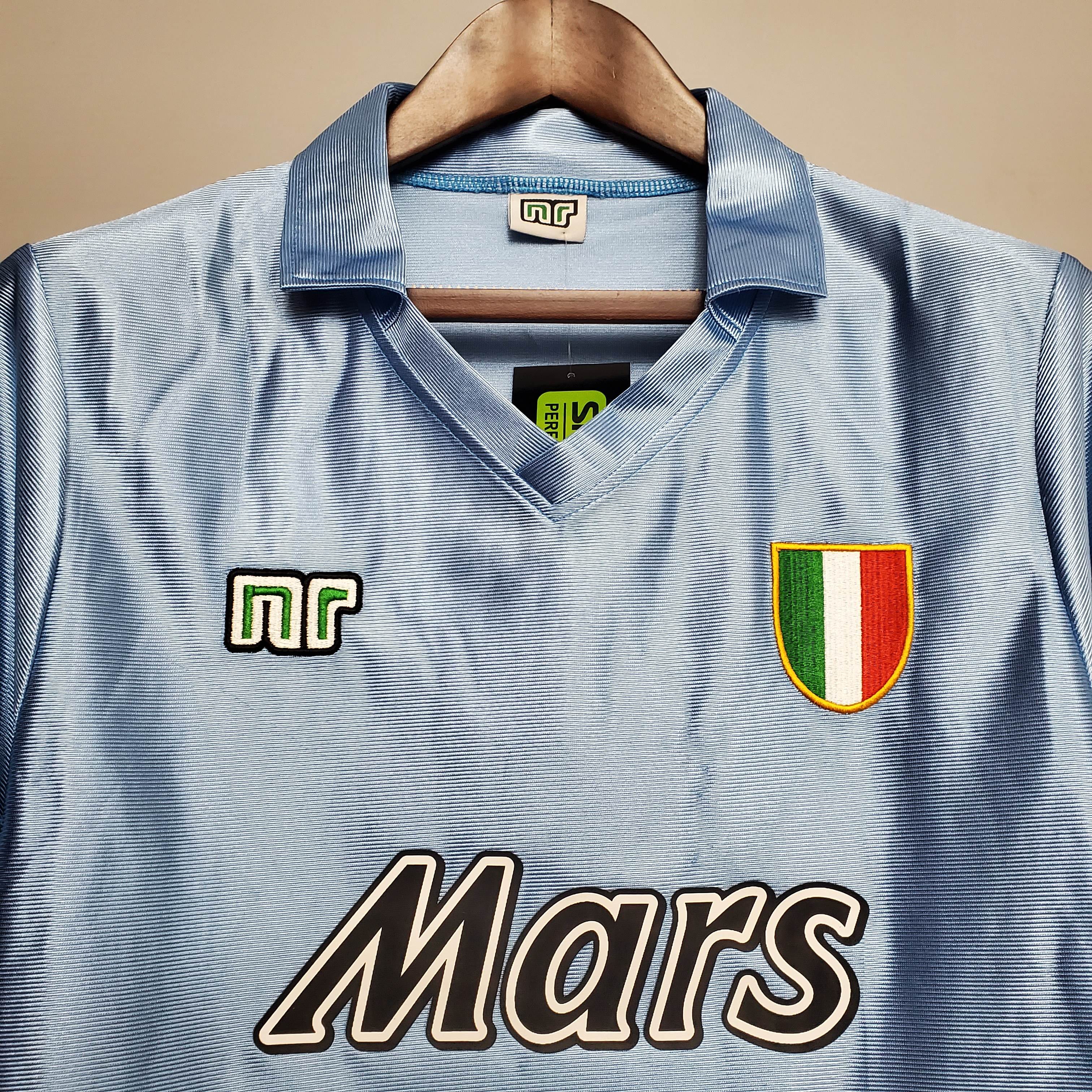 1990/1991 Napoli Retro Home Football Shirt
